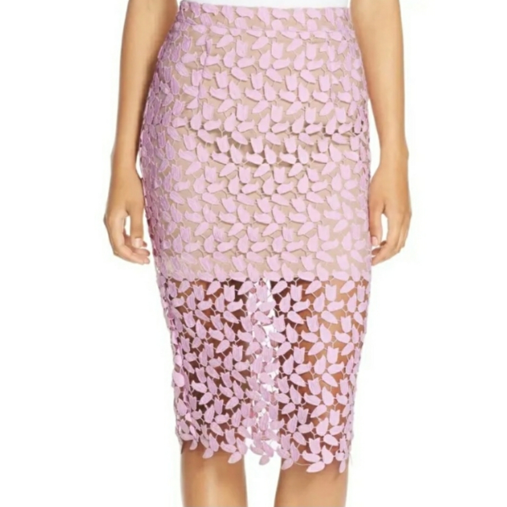 Bardot Flora skirt 10 Large dusty pink